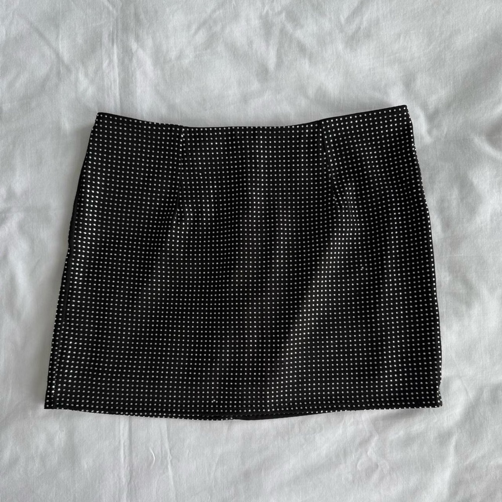 White Fox “Dance for Me” Black Mini Skirt - Picture 2 of 5